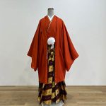 【男性袴】ｵﾚﾝｼﾞ・無地