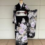 【振袖】黒・牡丹