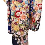 【振袖】青・牡丹