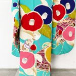 【振袖】水色・椿