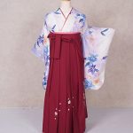 【卒業袴】白色・百合