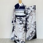 【振袖】紺・菊・桜