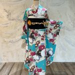 【振袖】水色・菊