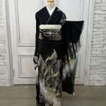 【振袖】黒・牡丹