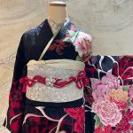 【振袖】黒・牡丹