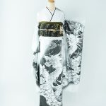 【振袖】白・龍