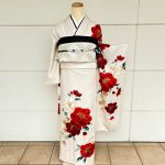 【振袖】白・椿