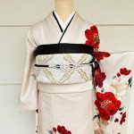 【振袖】白・椿