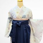 【卒業袴】紫･牡丹