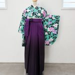 【卒業袴】緑･椿