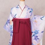 【卒業袴】白色・百合