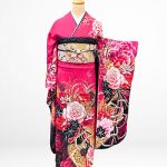 【振袖】ﾋﾟﾝｸ・薔薇