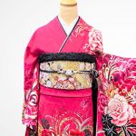 【振袖】ﾋﾟﾝｸ・薔薇