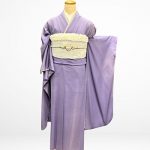 【振袖】紫・無地