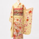 【振袖】黄・桜