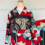 【振袖】赤・椿