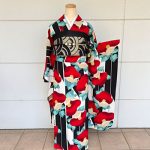 【振袖】赤・椿