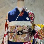 【振袖】青・桜・しぼり