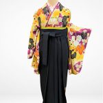 【卒業袴】黄・鹿の子