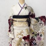 【振袖】白・薔薇