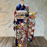 【振袖】青・桜・しぼり