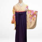 【卒業袴】黄色・桜