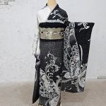 【振袖】黒・蝶