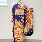 【振袖】青・桜