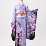 【振袖】紫・桜