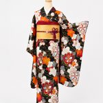 【振袖】黒・桜