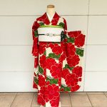 【振袖】赤・梅