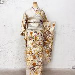 【振袖】ｸﾘｰﾑ・菊