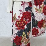 【振袖】白・薔薇