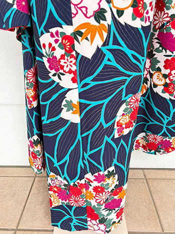 【振袖】青・菊