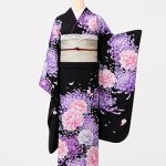 【振袖】黒・乱菊
