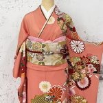 【振袖】ﾋﾟﾝｸ・菊