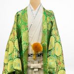 【男性袴】緑・ﾍﾟｲｽﾞﾘｰ
