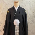 【男性袴】黒・菊菱