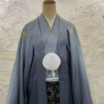 【男性袴】ｸﾞﾚ-･菊菱