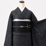 【振袖】ｸﾞﾚｰ・牡丹