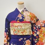 【振袖】青・桜
