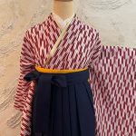 【卒業袴】赤/白・矢羽