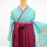 【卒業袴】水色・桜