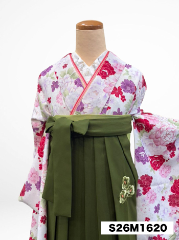 【卒業袴】白・桜