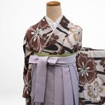 【卒業袴】茶・桜