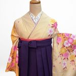 【卒業袴】黄色・桜