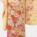 【振袖】黄・桜