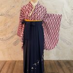 【卒業袴】赤/白・矢羽