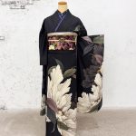 【振袖】黒・牡丹