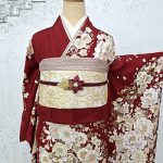 【振袖】赤・菊